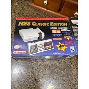 Nintendo NES Classic Edition Mini Console 30 Games CLV-001 Bundle with Box